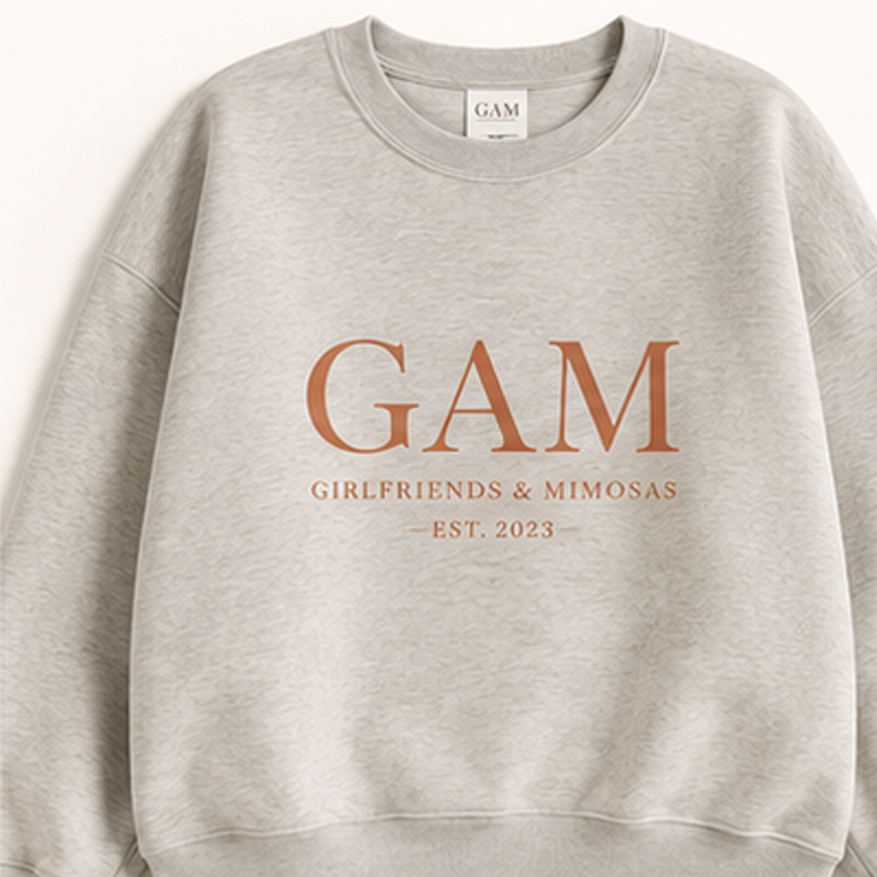 GAM Oversized Signature Sweatshirt
